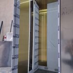 کابین آسانسور استیل ( همراه متعلقات آسانسور کششی یک به یک کامل (3 تا 6 نفره) )