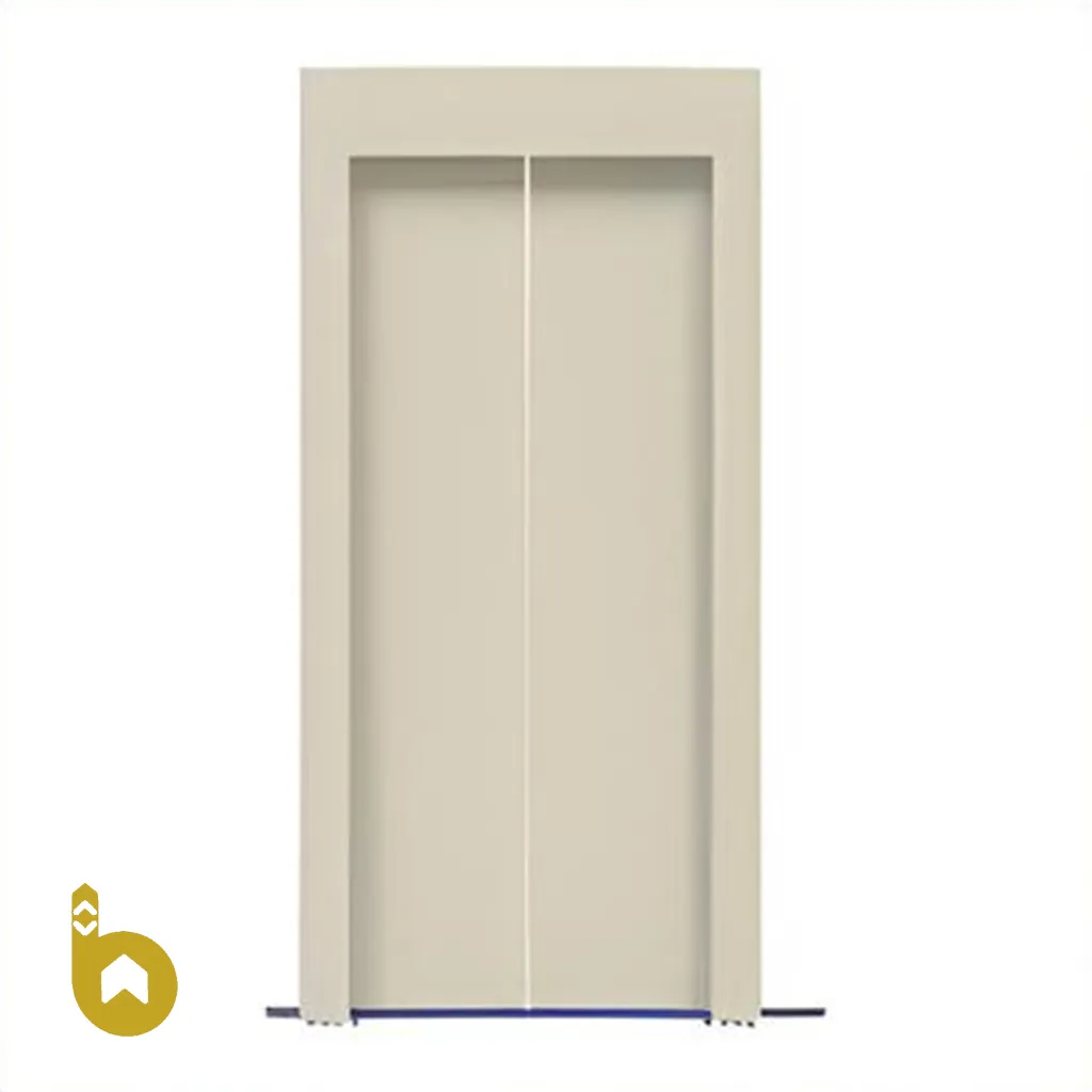 door-auto-hariri-5 درب اتوماتیک آسانسور حریری طرح استیل - تصویر 1