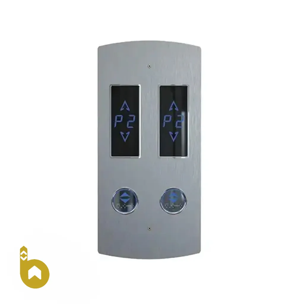 img-283 شستی طبقه آسانسور سری دوبلکس BAHIA آلومین لیفت - تصویر 1