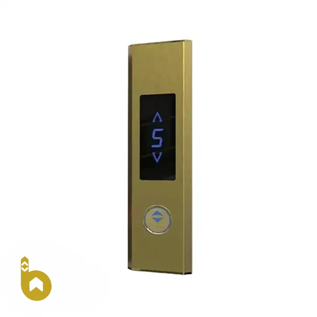img-316 شستی طبقه آسانسور طرح PLANO آلومین لیفت - تصویر 1