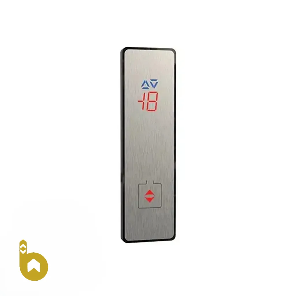 img-321 شستی طبقه آسانسور طرح FONTANA آلومین لیفت - تصویر 1