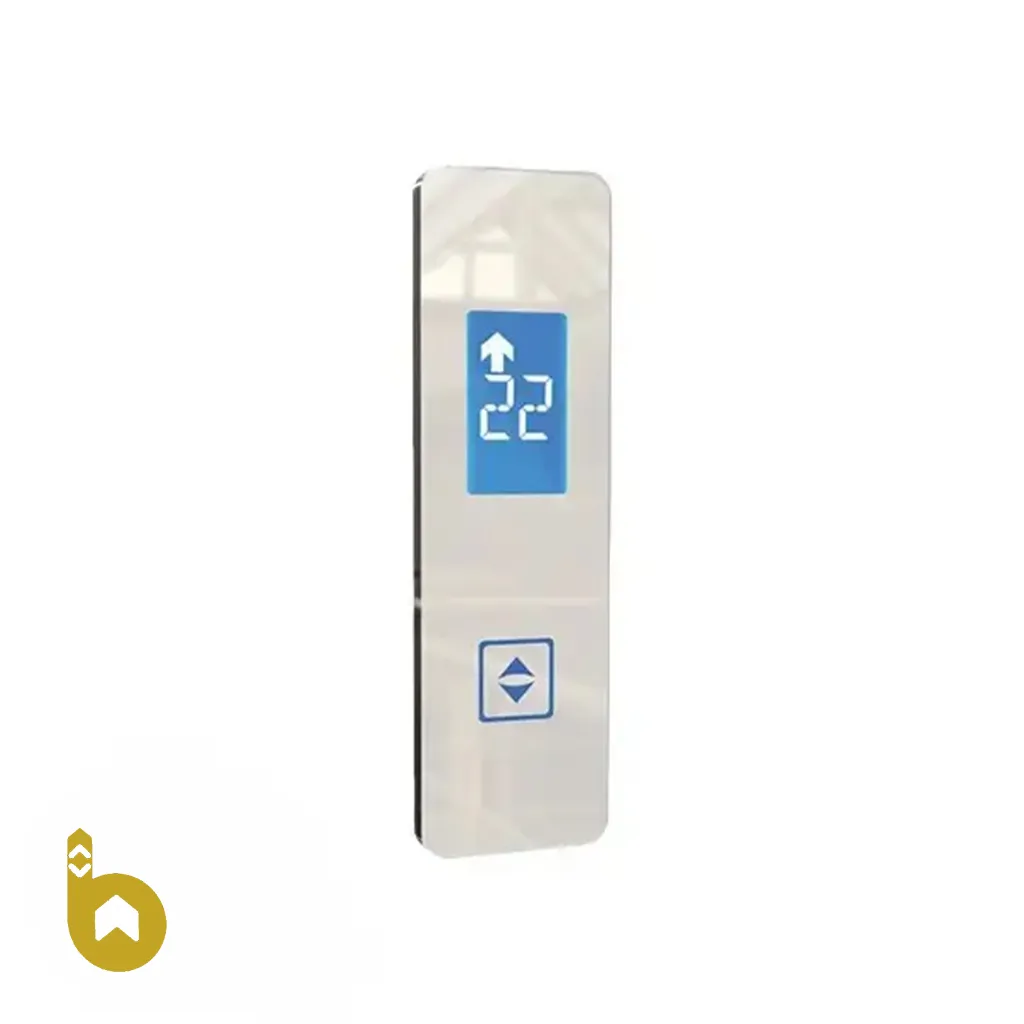 img-322 شستی طبقه آسانسور طرح FLORIDA آلومین لیفت - تصویر 1