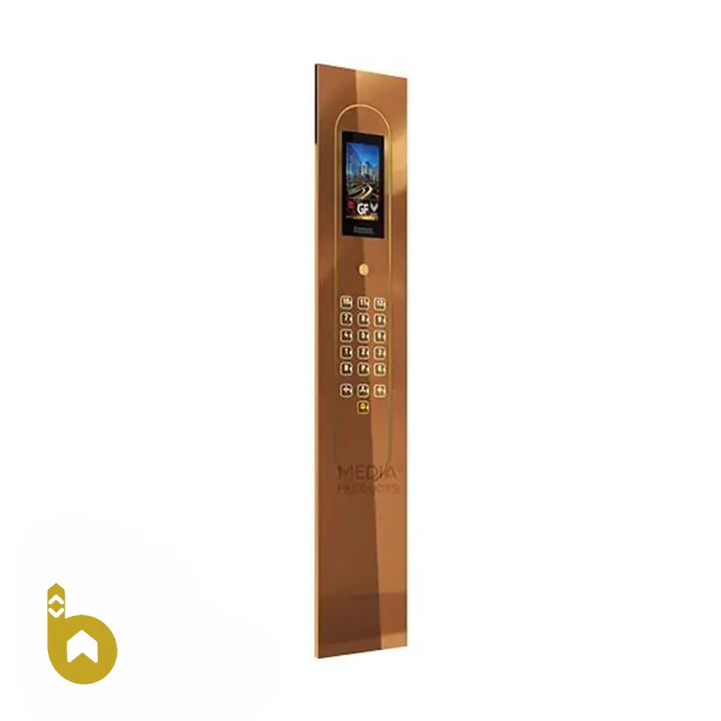 img-334 شستی کابین مدیا مدل آرت رزگلد - تصویر 1