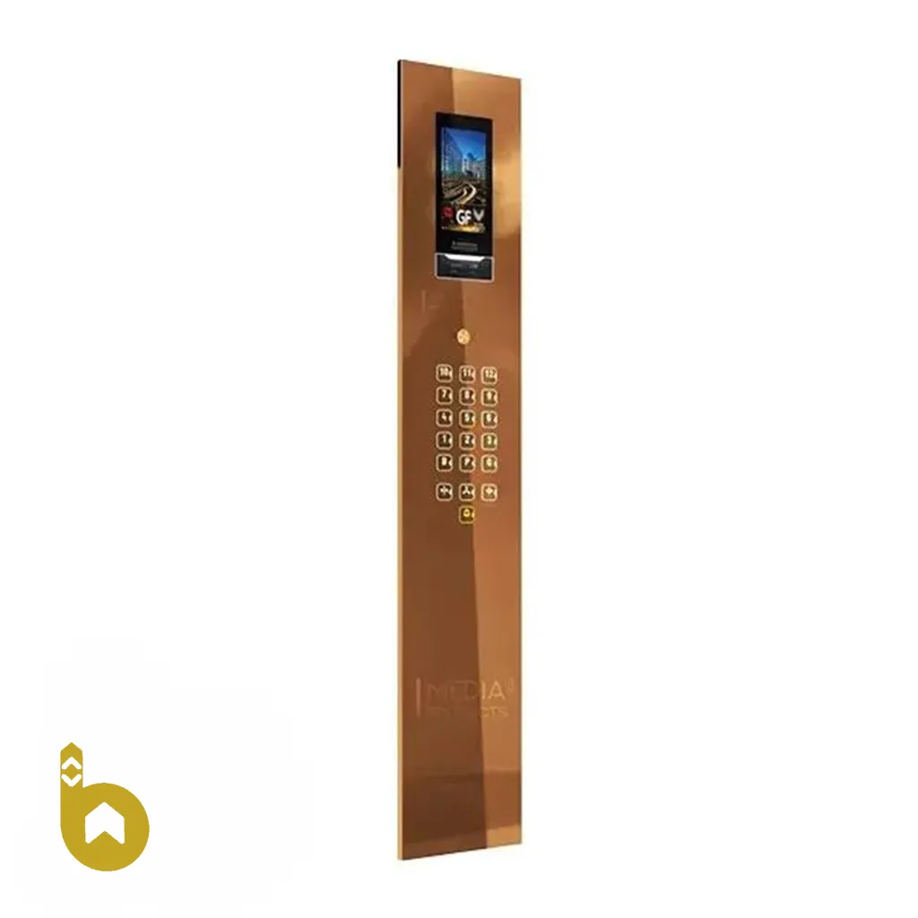 img-343 شستی کابین مدیا مدل BXM رزگلد - تصویر 1
