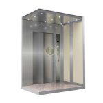 کابین آسانسور MDF استیل کد 10428