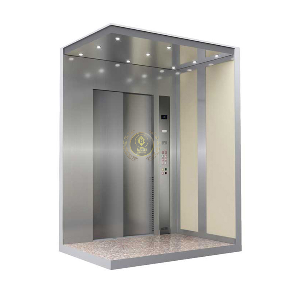 استیل-ام-دی-اف-10-1 کابین آسانسور MDF استیل کد 10428 - تصویر 1