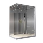 کابین آسانسور MDF استیل کد 10424