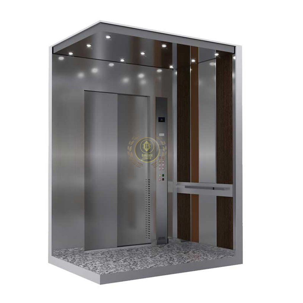 استیل-ام-دی-اف-13-1 کابین آسانسور ام دی اف استیل کد 10401 - تصویر 1