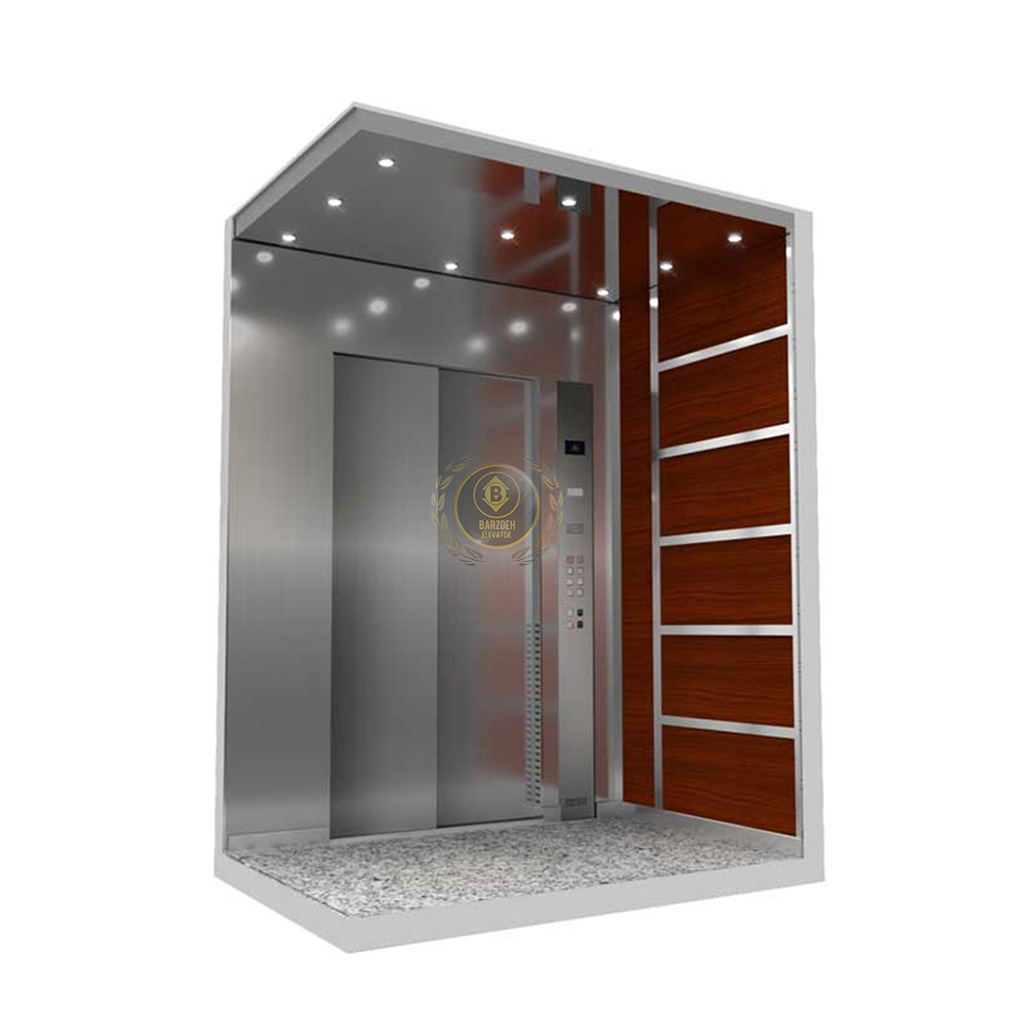 استیل-ام-دی-اف-17-1 کابین آسانسور MDF استیل کد 10407 - تصویر 1