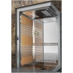 کابین آسانسور MDF استیل کد 10409