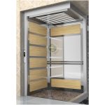 کابین آسانسور MDF استیل کد 10414