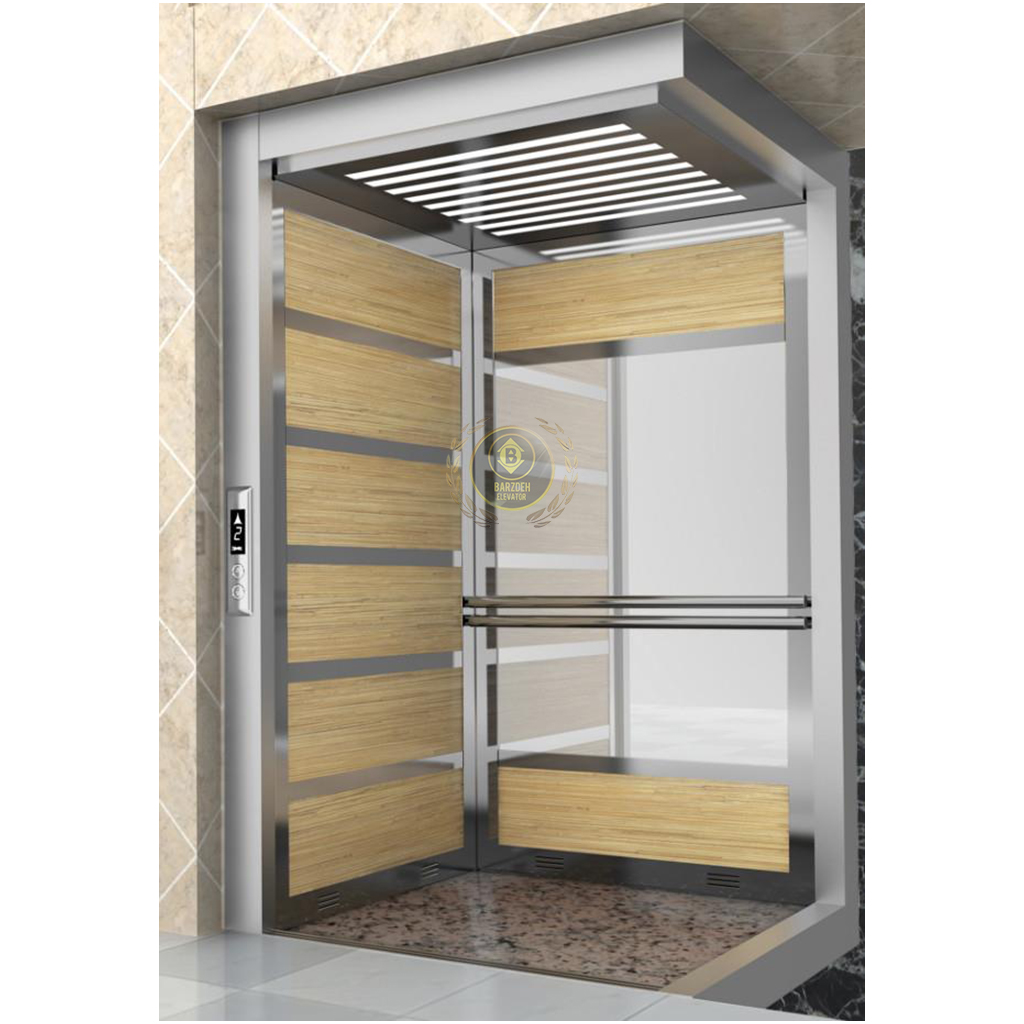 استیل-ام-دی-اف-22 کابین آسانسور MDF استیل کد 10414 - تصویر 1