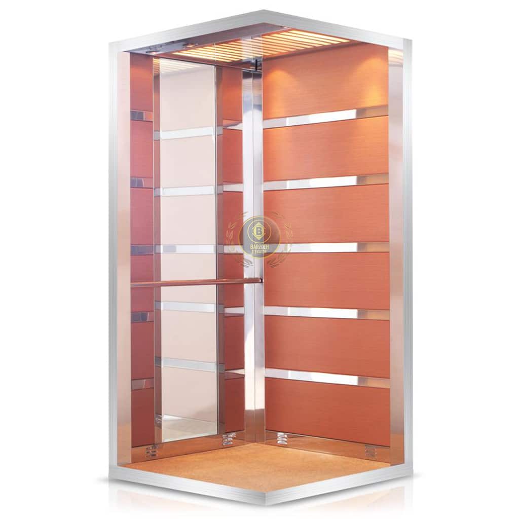 استیل-ام-دی-اف-23 کابین آسانسور MDF استیل کد 10413 - تصویر 1