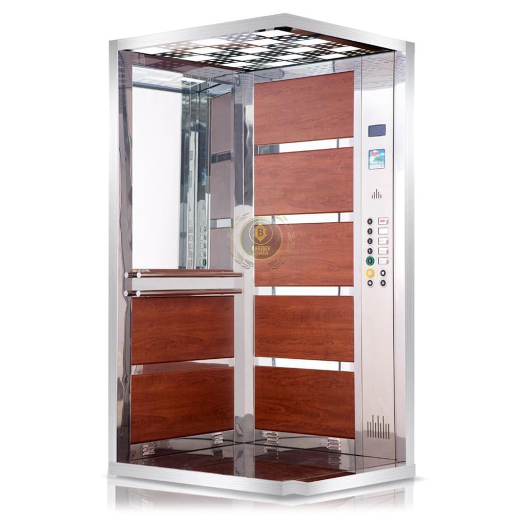 استیل-ام-دی-اف-25 کابین آسانسور MDF استیل کد 10410 - تصویر 1
