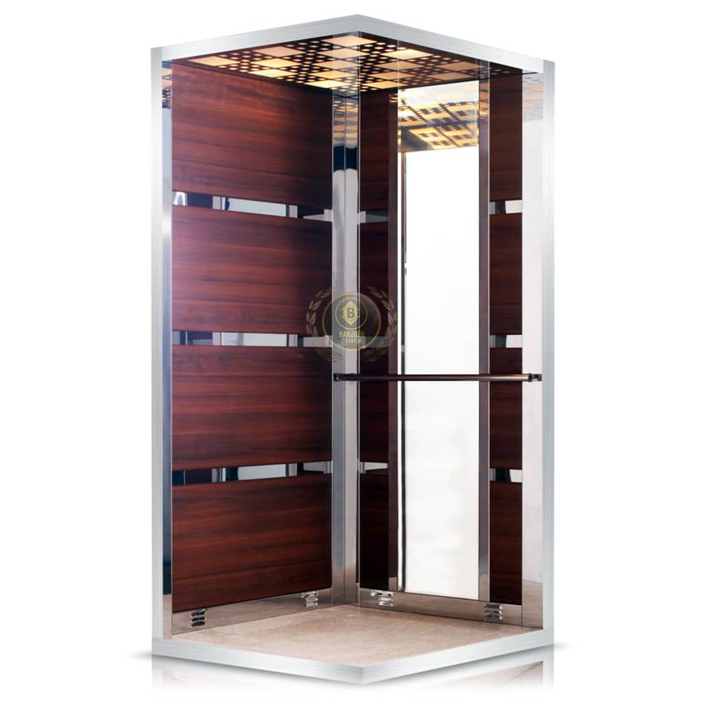 استیل-ام-دی-اف-26 کابین آسانسور MDF استیل کد 10418 - تصویر 1