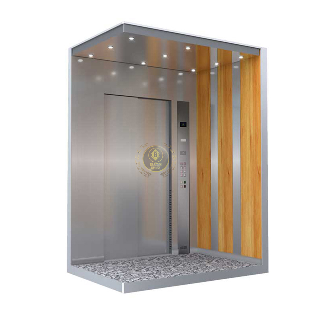 استیل-ام-دی-اف-4-1 کابین آسانسور MDF استیل کد 10420 - تصویر 1
