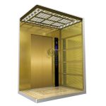 کابین آسانسور استیل طلایی کد 10301