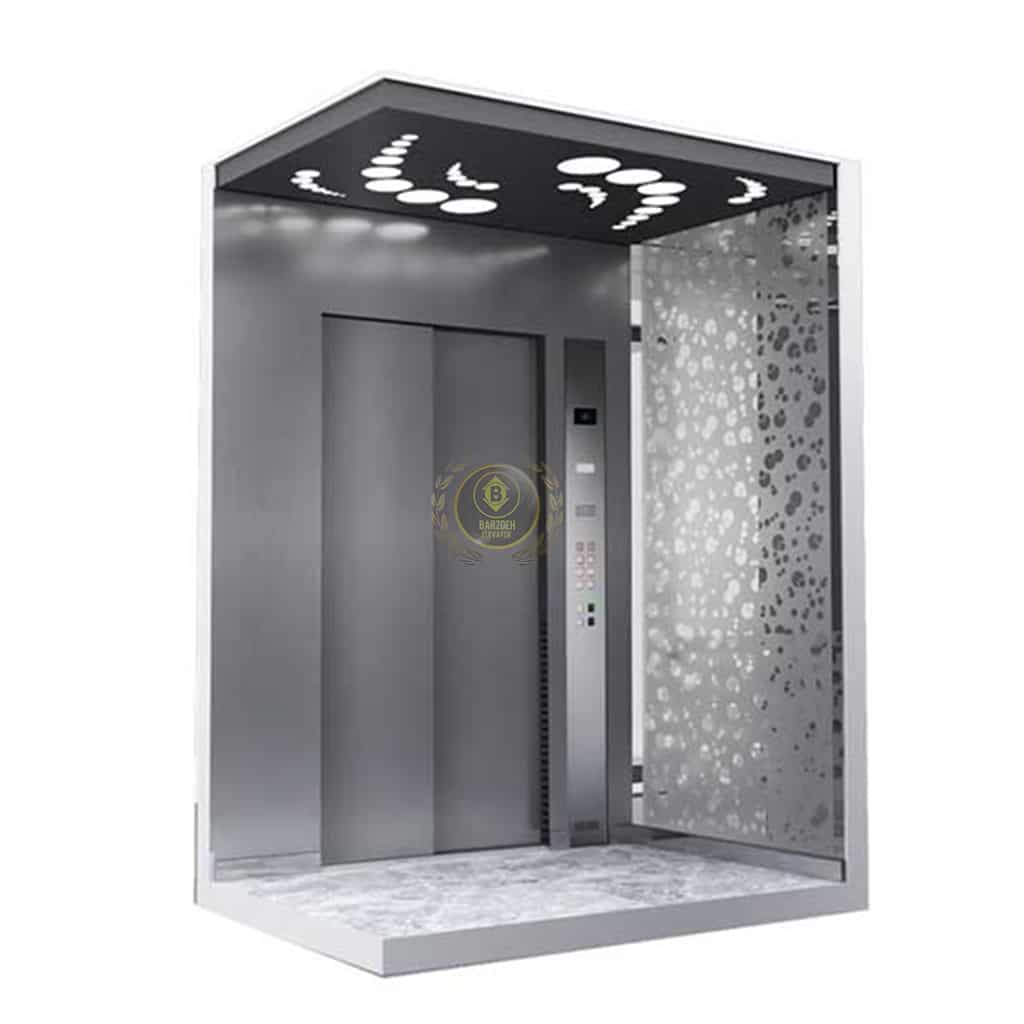 استیل-نقره-14-1 کابین آسانسور استیل نقره ای کد 10214 - تصویر 1