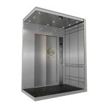 کابین آسانسور استیل نقره ای کد 10202