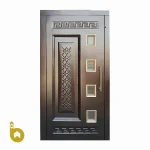 درب لولایی آسانسور | طرح گل گندم |