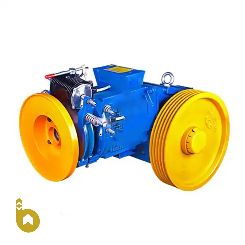 موتور-آسانسور-ساسی-فرشباف موتور آسانسور ساسی فرشباف 6.1KW 3VF - تصویر 1